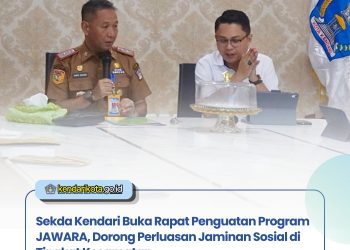 Sekda Kendari Buka Rapat Penguatan Program JAWARA, Dorong Perluasan Jaminan Sosial di Tingkat Kecamatan