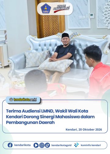 Terima Audiensi LMND, Wakil Wali Kota Kendari Dorong Sinergi Mahasiswa dalam Pembangunan Daerah
