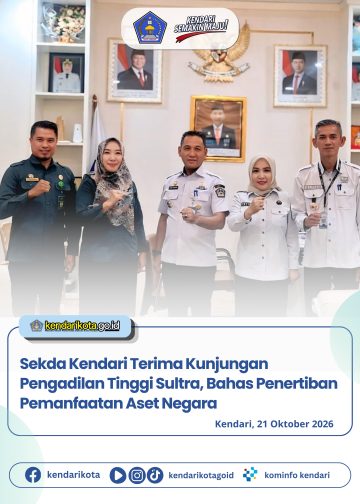 Sekda Kendari Terima Kunjungan Pengadilan Tinggi Sultra, Bahas Penertiban Pemanfaatan Aset Negara