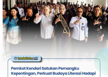 Pemkot Kendari Satukan Pemangku Kepentingan, Perkuat Budaya Literasi Hadapi Globalisasi