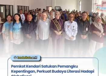 Pemkot Kendari Satukan Pemangku Kepentingan, Perkuat Budaya Literasi Hadapi Globalisasi