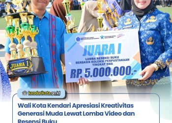 Wali Kota Kendari Apresiasi Kreativitas Generasi Muda Lewat Lomba Video dan Resensi Buku
