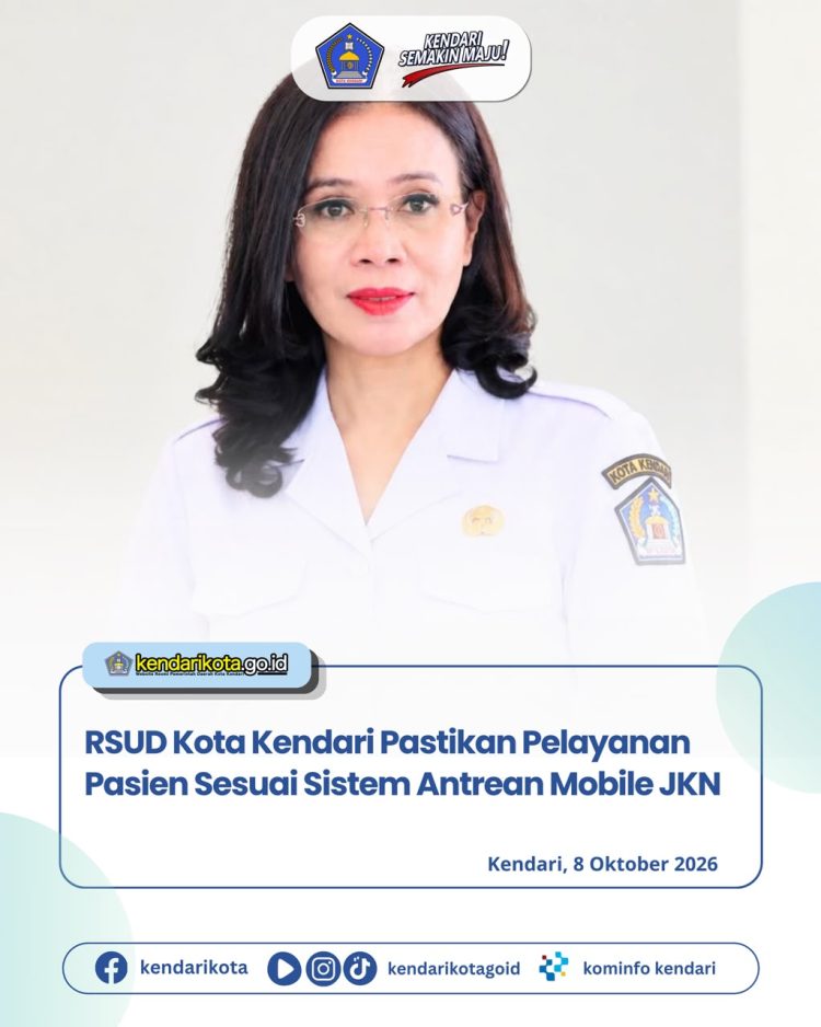 RSUD Kota Kendari Pastikan Pelayanan Pasien Sesuai Sistem Antrean Mobile JKN