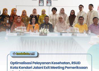 Optimalisasi Pelayanan Kesehatan, RSUD Kota Kendari Jalani Exit Meeting Pemeriksaan Kinerja BPK RI