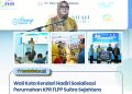 Wali Kota Kendari Hadiri Sosialisasi Perumahan KPR FLPP Sultra Sejahtera