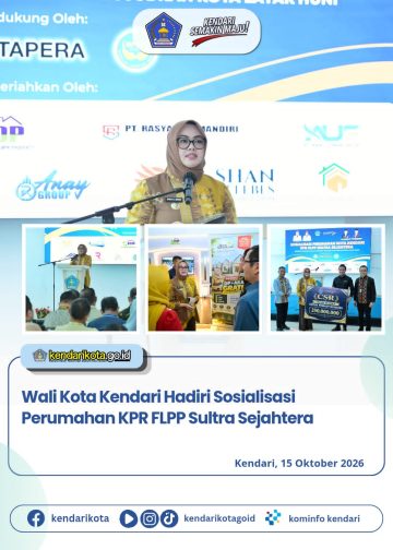 Wali Kota Kendari Hadiri Sosialisasi Perumahan KPR FLPP Sultra Sejahtera