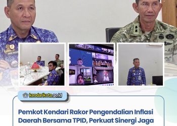 Pemkot Kendari Rakor Pengendalian Inflasi Daerah Bersama TPID, Perkuat Sinergi Jaga Stabilitas Harga