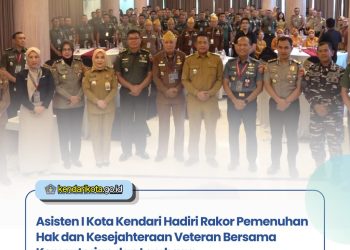Asisten I Kota Kendari Hadiri Rakor Pemenuhan Hak dan Kesejahteraan Veteran Bersama Kementerian dan Lembaga