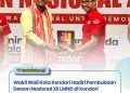 Wakil Wali Kota Kendari Hadiri Pembukaan Dewan Nasional XII LMND di Kendari