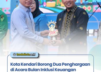 Kota Kendari Borong Dua Penghargaan di Acara Bulan Inklusi Keuangan