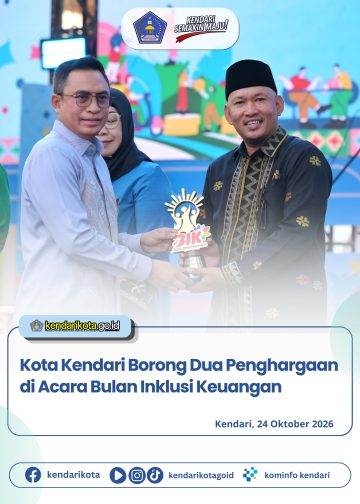 Kota Kendari Borong Dua Penghargaan di Acara Bulan Inklusi Keuangan