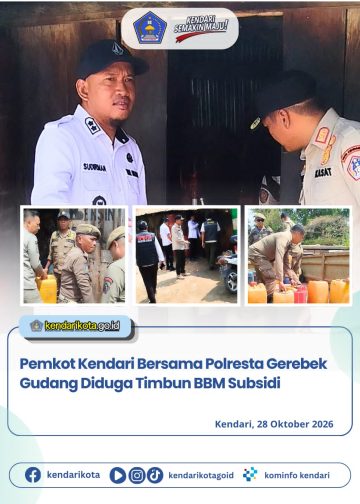 Pemkot Kendari Bersama Polresta Gerebek Gudang Diduga Timbun BBM Subsidi