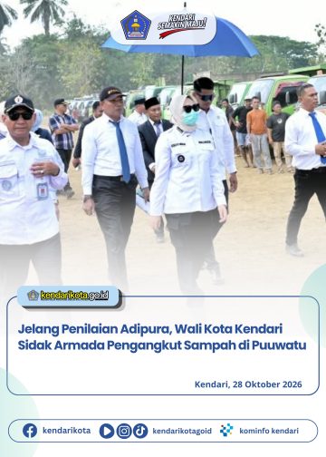 Jelang Penilaian Adipura, Wali Kota Kendari Sidak Armada Pengangkut Sampah di Puuwatu