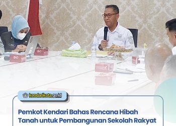 Pemkot Kendari Bahas Rencana Hibah Tanah untuk Pembangunan Sekolah Rakyat