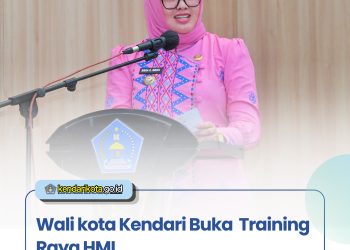 Wali kota Kendari Buka Training Raya HMI