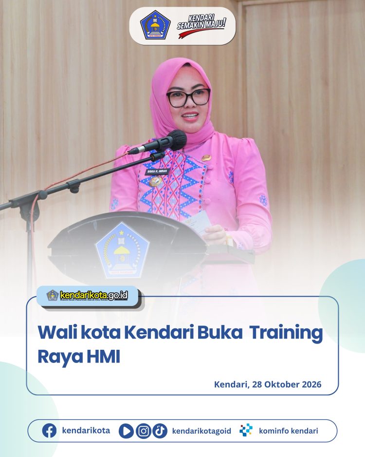Wali kota Kendari Buka Training Raya HMI