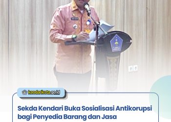 Sekda Kendari Buka Sosialisasi Antikorupsi bagi Penyedia Barang dan Jasa