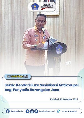 Sekda Kendari Buka Sosialisasi Antikorupsi bagi Penyedia Barang dan Jasa