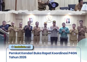 Pemkot Kendari Buka Rapat Koordinasi P4GN Tahun 2026