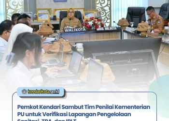 Pemkot Kendari Sambut Tim Penilai Kementerian PU untuk Verifikasi Lapangan Pengelolaan Sanitasi, TPA, dan IPLT
