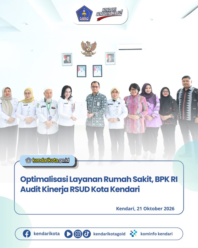 Optimalisasi Layanan Rumah Sakit, BPK RI Audit Kinerja RSUD Kota Kendari