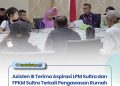 Asisten III Terima Aspirasi LPM Sultra dan FPKM Sultra Terkait Pengawasan Rumah Pijat Utami
