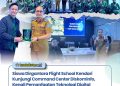 Siswa Dirgantara Flight School Kendari Kunjungi Command Center Diskominfo, Kenali Pemanfaatan Teknologi Digital