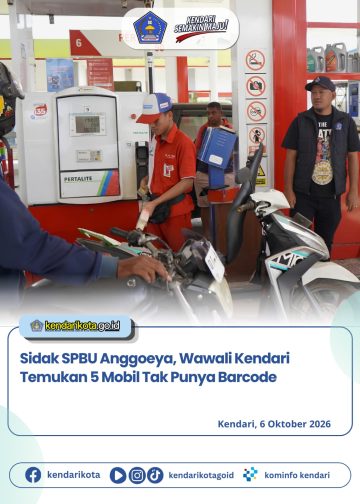 Sidak SPBU Anggoeya, Wawali Kendari Temukan 5 Mobil Tak Punya Barcode