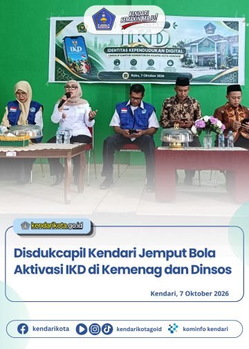 Disdukcapil Kendari Jemput Bola Aktivasi IKD di Kemenag dan Dinsos