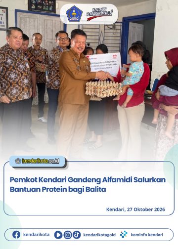 Pemkot Kendari Gandeng Alfamidi Salurkan Bantuan Protein bagi Balita