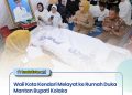 Wali Kota Kendari Melayat ke Rumah Duka Mantan Bupati Kolaka