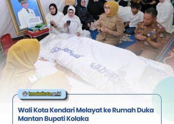 Wali Kota Kendari Melayat ke Rumah Duka Mantan Bupati Kolaka