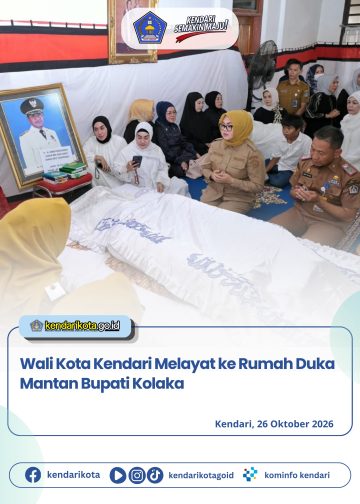Wali Kota Kendari Melayat ke Rumah Duka Mantan Bupati Kolaka