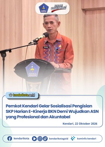 Pemkot Kendari Gelar Sosialisasi Pengisian SKP Harian E-Kinerja BKN Demi Wujudkan ASN yang Profesional dan Akuntabel
