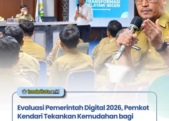 Evaluasi Pemerintah Digital 2026, Pemkot Kendari Tekankan Kemudahan bagi Masyarakat