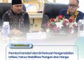Pemkot Kendari dan BI Perkuat Pengendalian Inflasi, Fokus Stabilitas Pangan dan Harga Kebutuhan Pokok