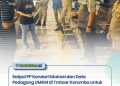Satpol PP Kendari Edukasi dan Data Pedagang UMKM di Trotoar Korumba untuk Jaga Kebersihan Pedestrian